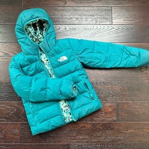 North Face Reversible Jacket Girls Size Medium 10